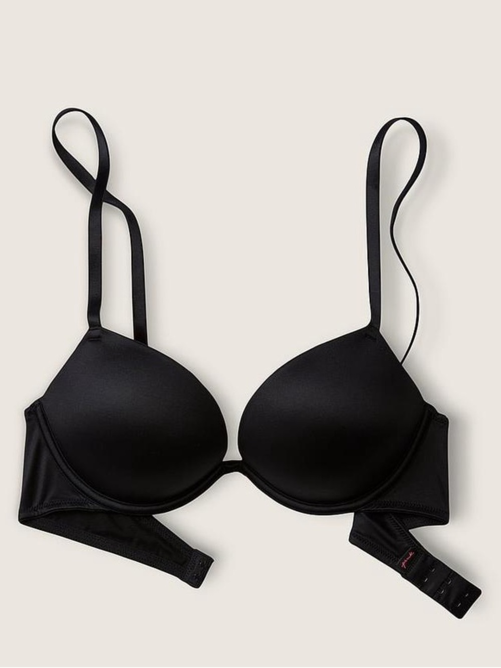 PINK Victoria's Secret Black Padded T-Shirt Bra